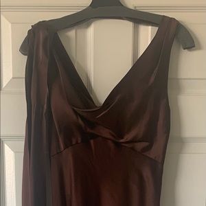 Diane Von Furstenberg Long Gown Brown Size 2